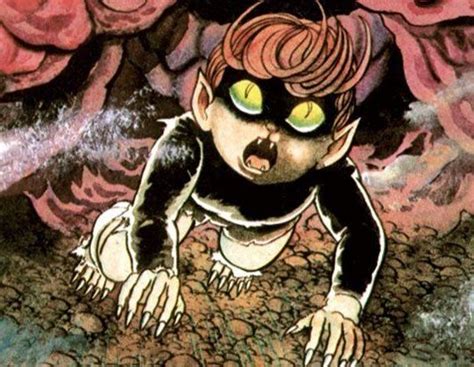 Escena de terror del manga 