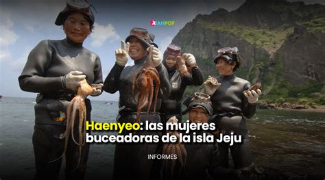 Mujeres buceadoras en una isla