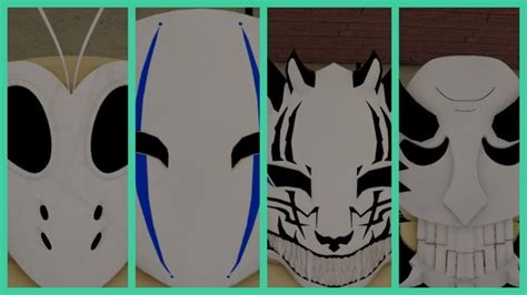 Diversos Vizard de Bleach con sus máscaras