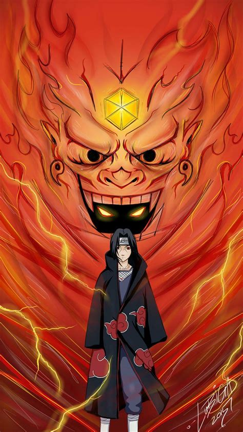 Itachi activando Susano'o
