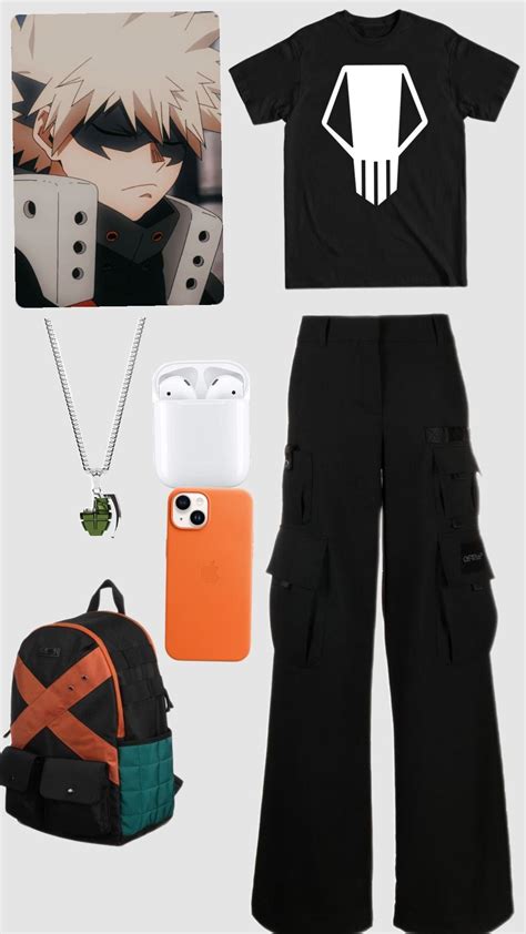 Diseños de ropa inspirada en Bakugou