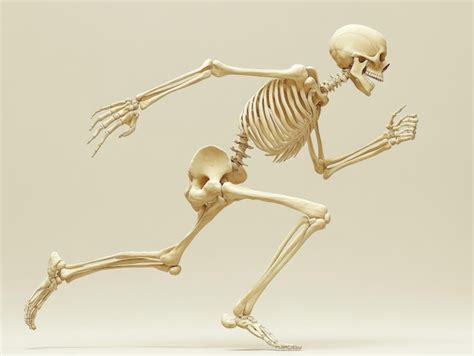 Esqueleto de Natsu en pose dinámica