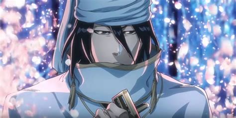 Byakuya Kuchiki con su atuendo de Capitán y su bufanda