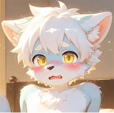 Arte furry con temática romántica