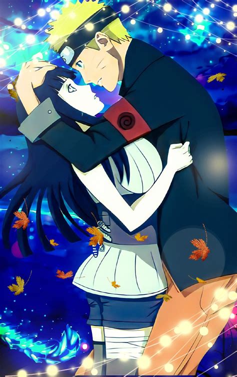 Naruto ofreciendo agua a Hinata