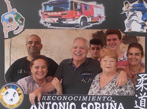 Fotografía de Antonio Coruña en su juventud practicando judo