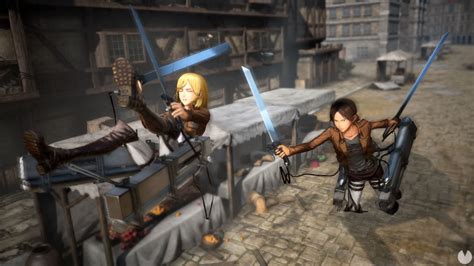 Captura de pantalla del videojuego Attack on Titan 2