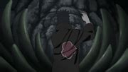 Obito con su nuevo brazo artificial