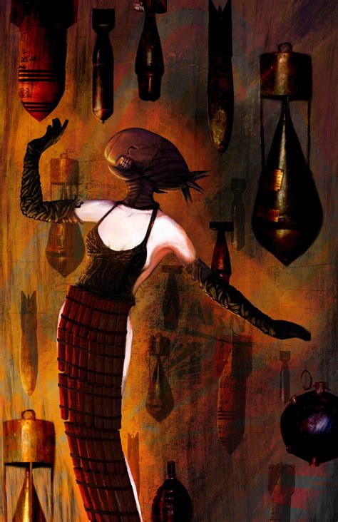 Ilustración de Reze en su forma híbrida