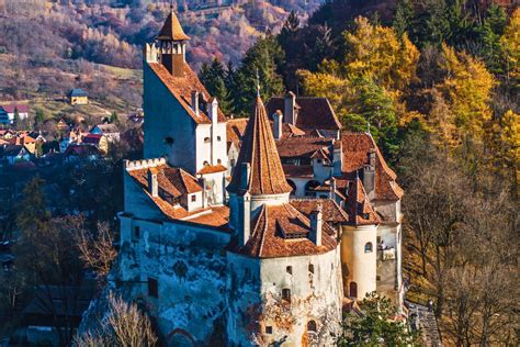 Fotografía del exterior del Castillo de Bran