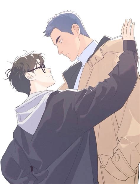 Ilustración de Li Huan y Yu Yang en Te Encontré Manhwa