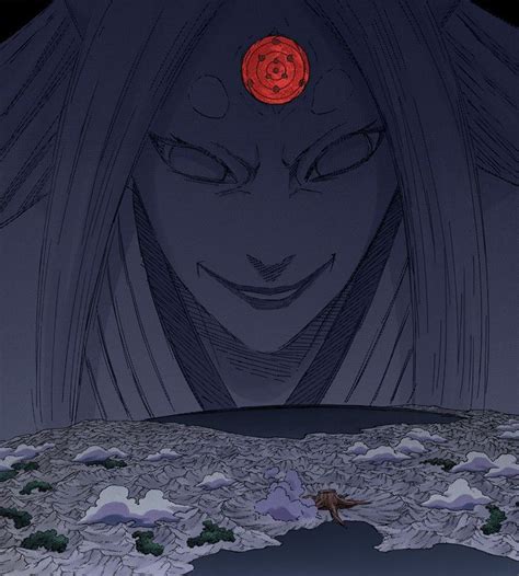 Ilustración del mundo envuelto por el Tsukuyomi Infinito