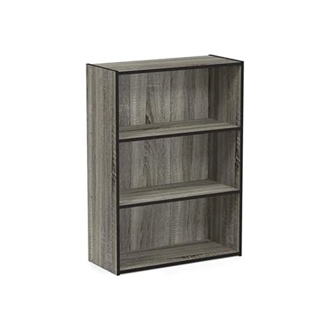 Estantería Furinno de tres niveles en un salón