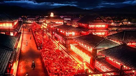 Imagen del Distrito Rojo de Yoshiwara