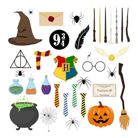 Montaje de imágenes que representen elementos de Harry Potter y Naruto, como un lobo y un zorro.