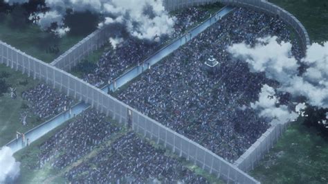 Representación de las murallas de Shiganshina