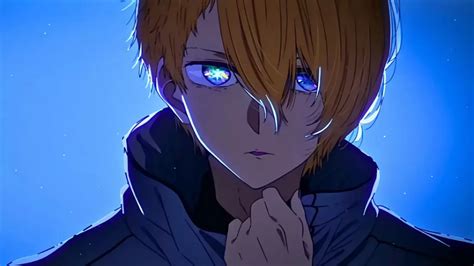 Retrato de Aqua Hoshino, el protagonista principal.