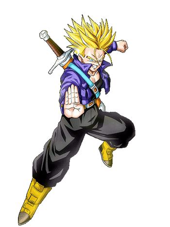 Trunks en su transformación de Supersaiyano 2.