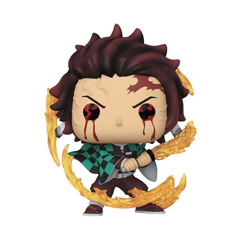 Figura Funko Pop de Tanjiro Kamado con la técnica del Dragón de Agua