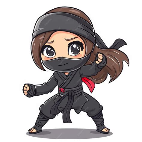 Ilustración de un ninja utilizando la niebla para ocultarse