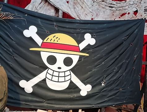 Jolly Roger de los Piratas de Sombrero de Paja