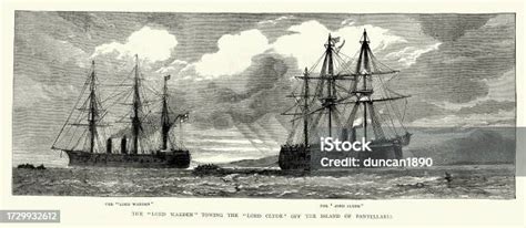 Vista de la Marina mirando al noroeste, década de 1870