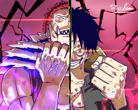 Luffy enfrentando a Katakuri