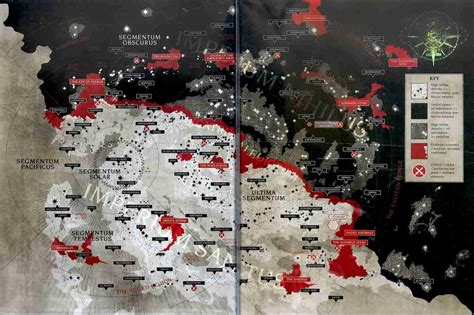 Mapa estelar del universo de Warhammer 40.000
