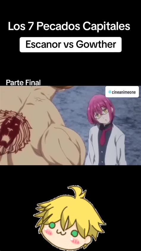 Escanor bloqueando un ataque de Indura