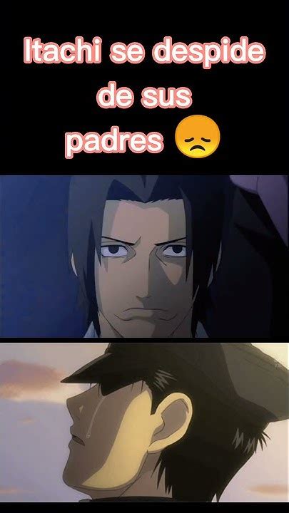 Itachi se despide de sus padres