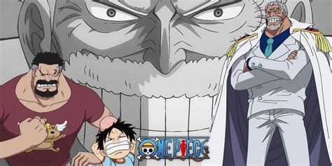 Garp golpeando a Luffy