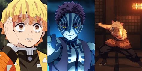 personajes de Kimetsu no Yaiba en la primera temporada