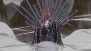 Pain clava un Receptor Negro en Naruto.