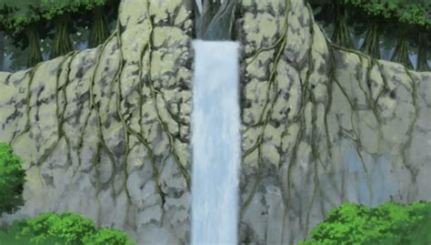 Naruto y Killer B entrenando en la Cascada de la Verdad