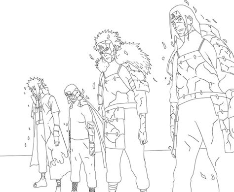 Galería de Dibujos para Colorear de los Hokages