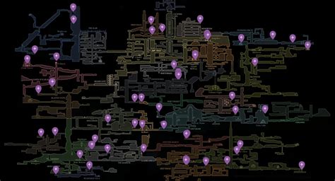 Mapa de Fiore con las ubicaciones de las misiones principales de la Temporada 3