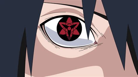 Sasuke Uchiha mostrando su Sharingan