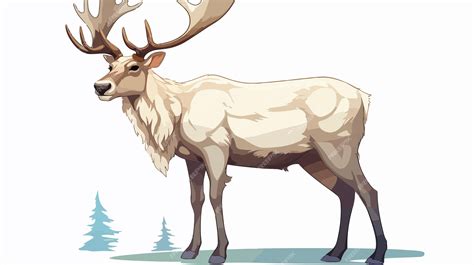 Caricatura de Caribou con su risa característica