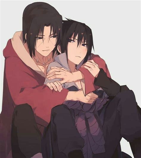 Itachi y Menma en un momento íntimo