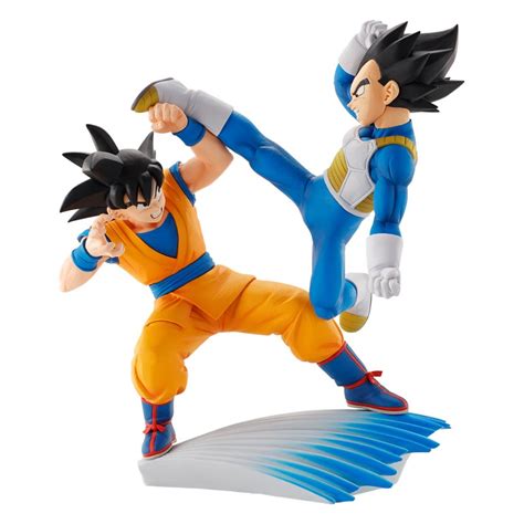 Figuras de Goku y Vegeta de Dragon Ball