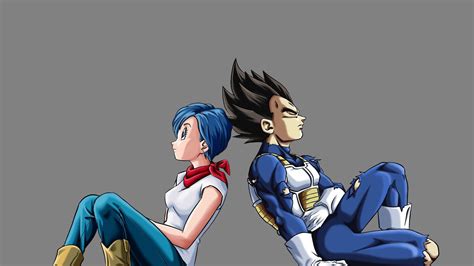 Bulma y Vegeta en diferentes escenarios