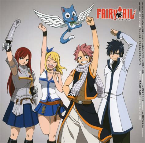 Comparativa de personajes de Fairy Tail en diferentes versiones
