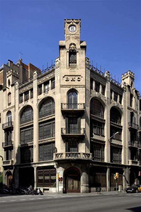 Sede del Banco Hispano Colonial en Barcelona (recreación)