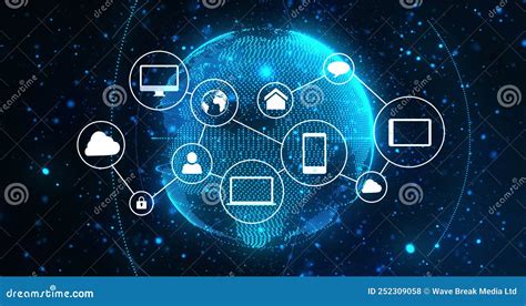 Ilustración abstracta de conexiones entre diferentes comunidades online