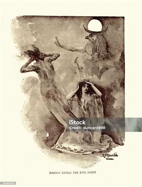 Ilustración de Kazura poseída por un espíritu
