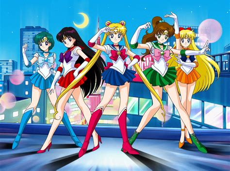 Sailor Moon y sus compañeras