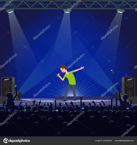 Ilustración de Uta cantando en un concierto