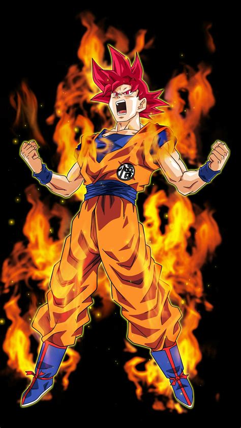 Goku en Super Saiyajin Dios