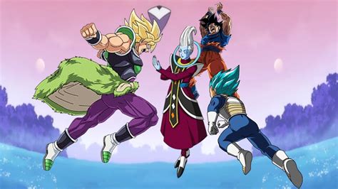 Broly entrenando con Son Gohan