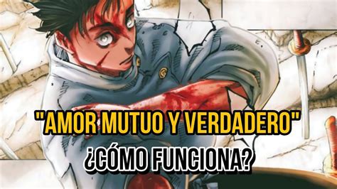 Ilustración de la Expansión de Dominio de Yuta: Amor Mutuo y Verdadero